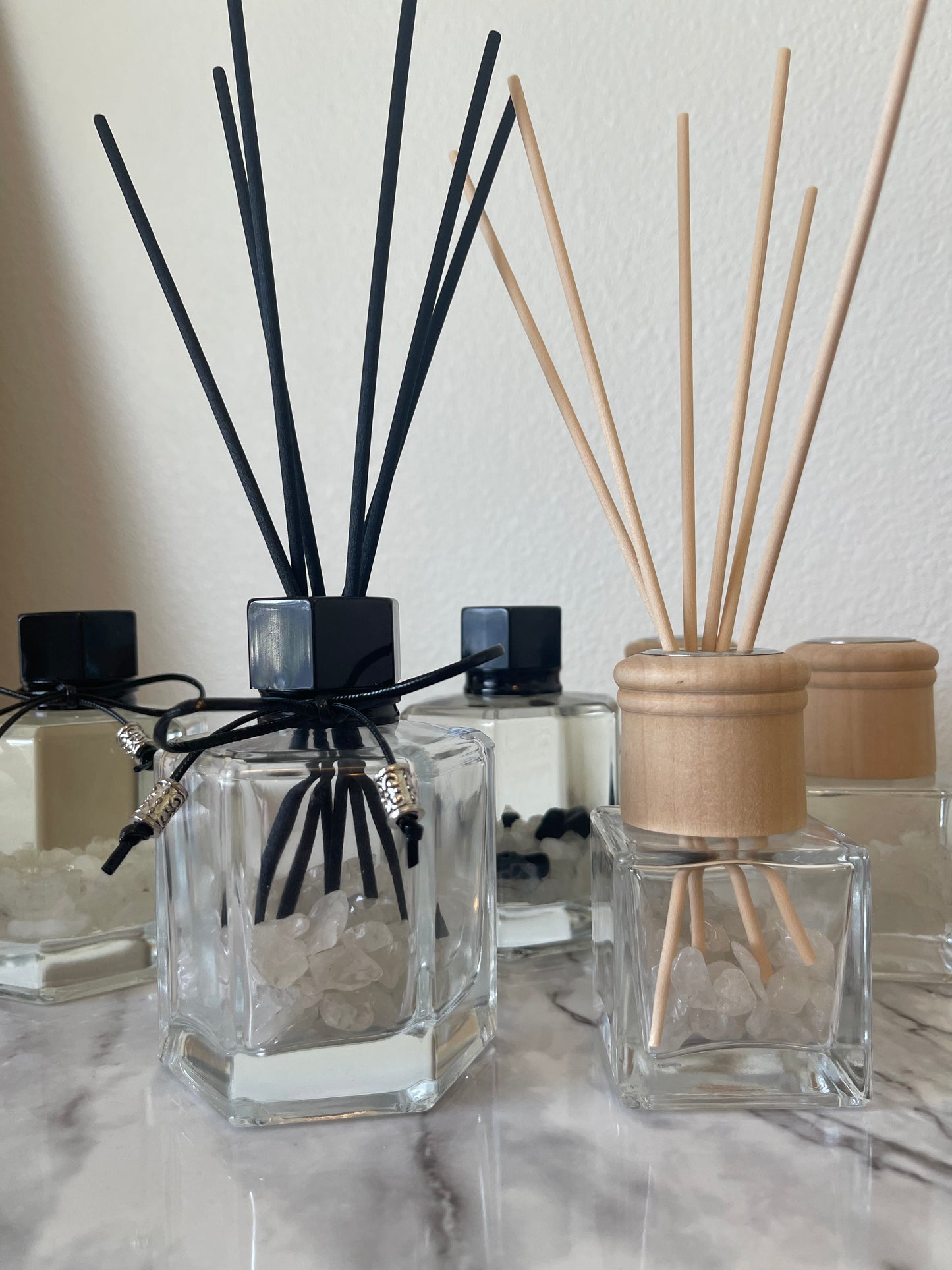 Crystal Infused Reed Diffusers