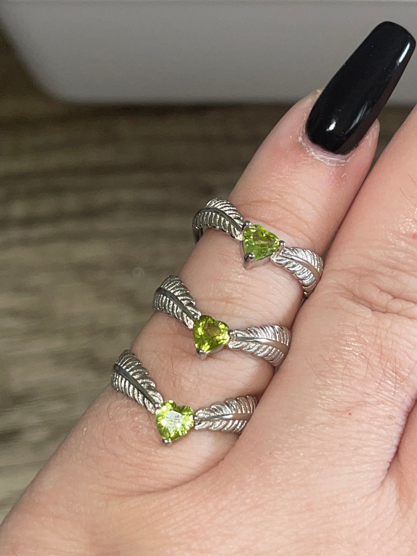 PERIDOT RING - Cleanses Toxins, Alleviates Jealousy/Greed, Opens Heart to Joy and New Relationships